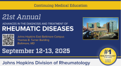 Johns Hopkins 21st Annual Advances in the Diagnosis and Treatment of the Rheumatic Diseases 2025