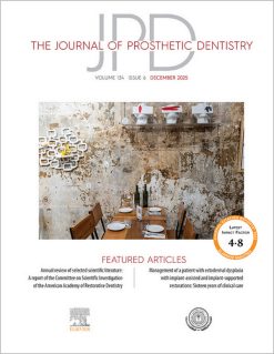 The Journal of Prosthetic Dentistry, Full Archive (2002 – 2025)
