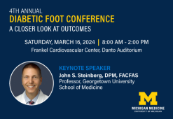 Michigan Medicine 4th Annual Diabetic Foot Conference 2024