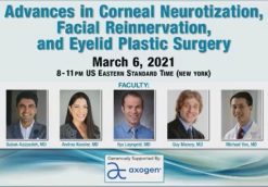 QMP Advances in Corneal Neurotization, Facial Reinnervation, and Eyelid Plastic Surgery 2021