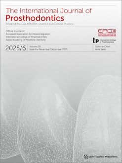 The International Journal of Prosthodontics, Archive Full Issues (1998-2025)