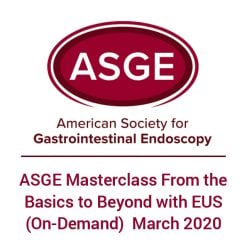 ASGE Masterclass From the Basics to Beyond with EUS (On-Demand)  March 2020