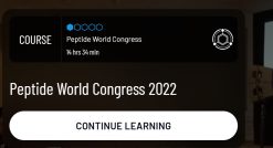 Seeds Scientific Research & Performance Peptide World Congress 2022