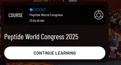 Seeds Scientific Research & Performance Peptide World Congress 2025