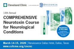 Cleveland Clinic 14th Annual Comprehensive Neurotoxin Course for Neurological Conditions 2026