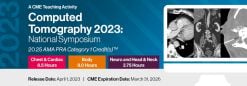 Computed Tomography 2023: National Symposium