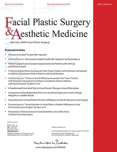 Facial Plastic Surgery & Aesthetic Medicine 2022 Full Archives (True PDF)