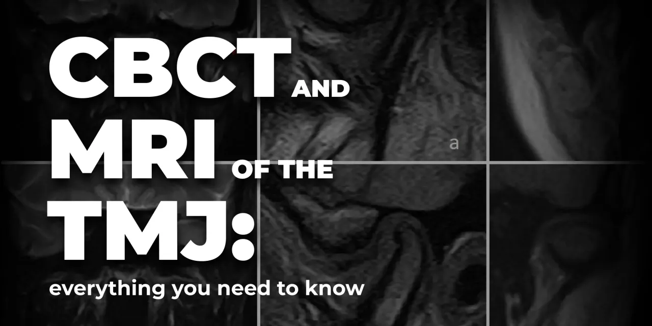 OHI-S CBCT and MRI of the TMJ everything you need to know