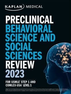 Kaplan Preclinical Behavioral Science and Social Sciences Review 2023 For USMLE Step 1 (High Quality Image PDF)