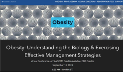 Obesity: Understanding The Biology & Exercising Effective Management Strategies 2024