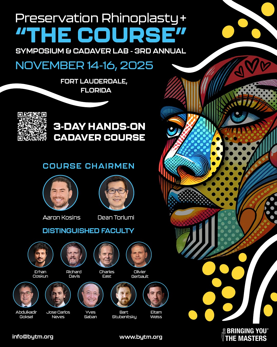 Bringing You The Masters Preservation Rhinoplasty The Course Symposium & Cadaver Lab 3rd Annual 2025 Bringing You The Masters Preservation Rhinoplasty The Course Symposium & Cadaver Lab 3rd Annual 2025