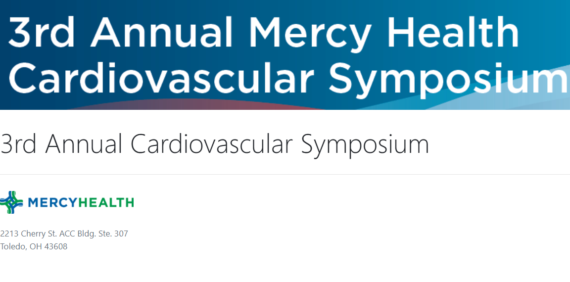 Mercy Health 3rd Annual Cardiovascular Symposium 2024 Mercy Health 3rd Annual Cardiovascular Symposium 2024