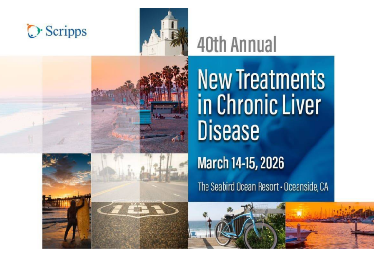 Scripps 40th Annual New Treatments in Chronic Liver Disease 2026 Scripps 40th Annual New Treatments in Chronic Liver Disease 2026