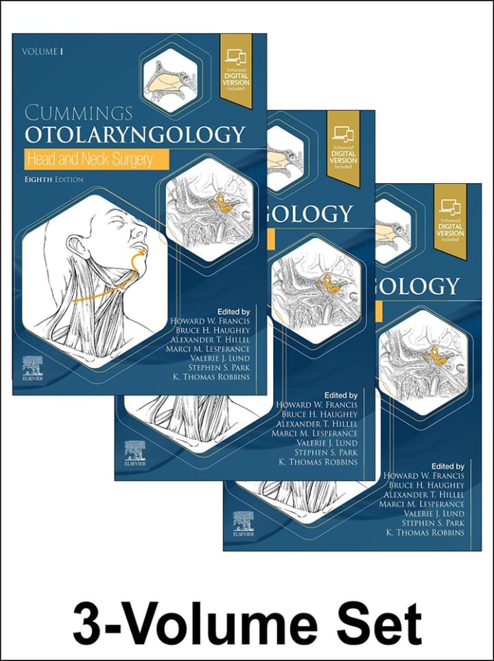 Cummings Otolaryngology: Head and Neck Surgery, 3 Volumes Set, 8th edition (videos) Cummings Otolaryngology: Head and Neck Surgery, 3 Volumes Set, 8th edition (True PDF)