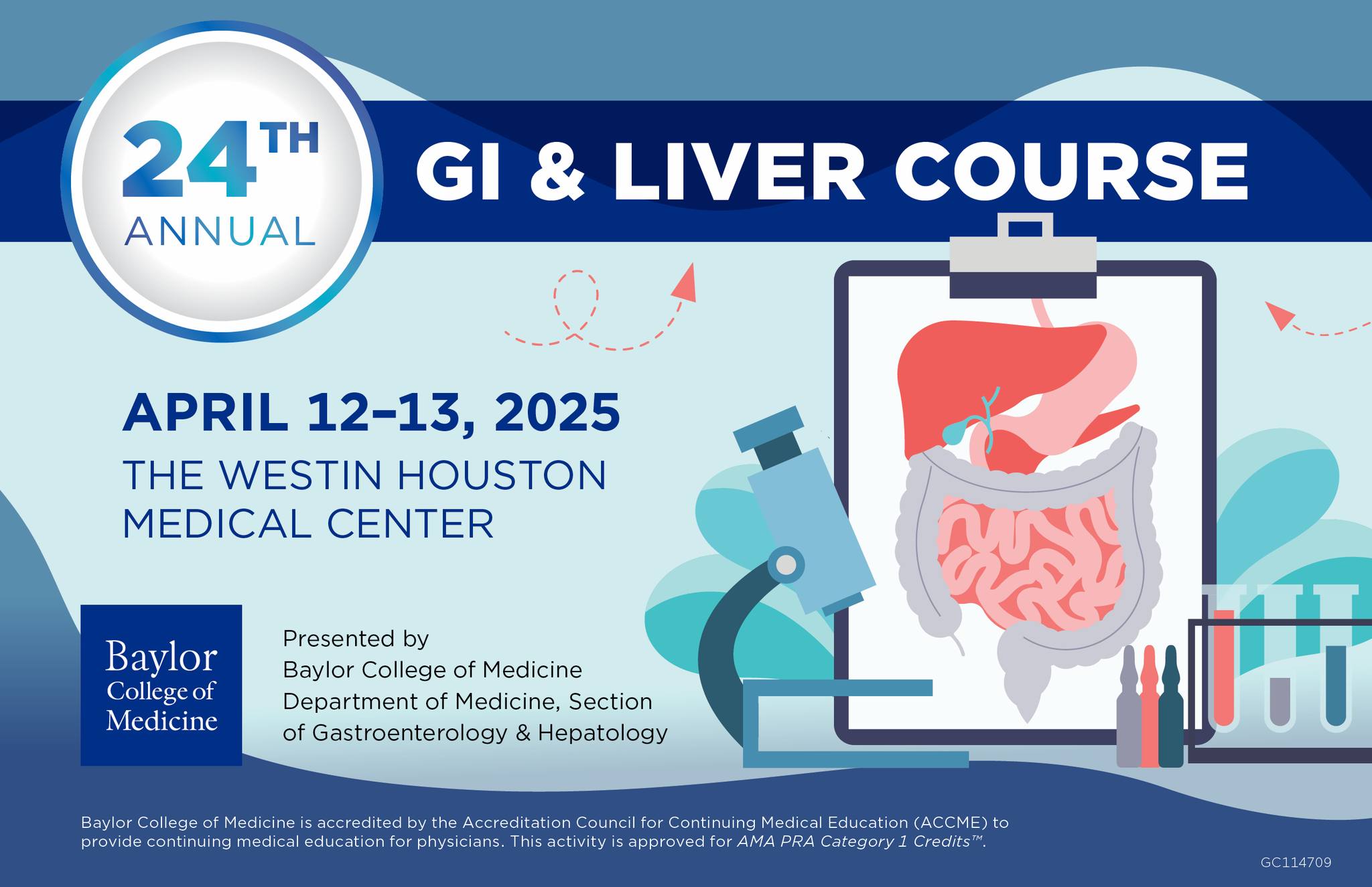 Baylor College of Medicine 24th Annual GI and Liver Course 2025 Baylor College of Medicine 24th Annual GI and Liver Course 2025