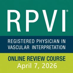 American Society of Echocardiography Registered Physician in Vascular Interpretation Online Review Course 2026